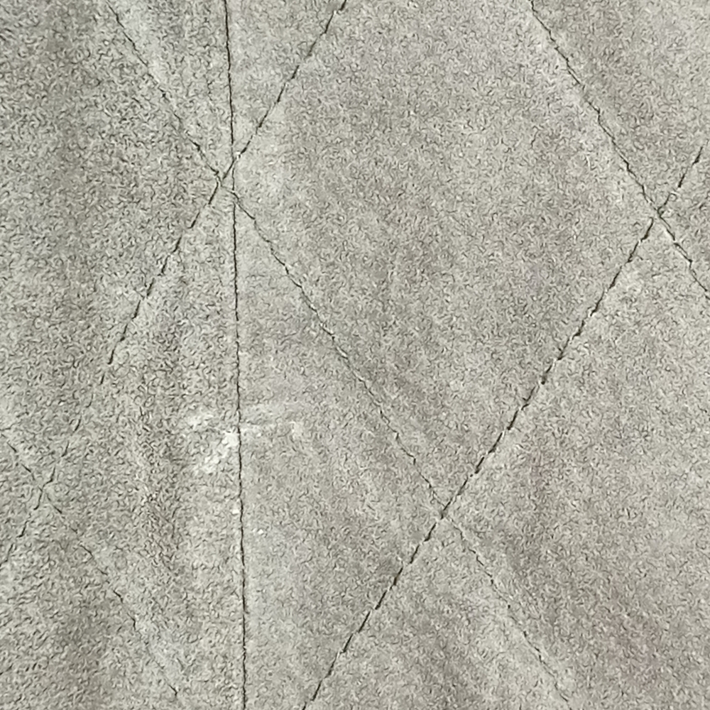 Vintage Preston And York Quilted Suede And Leather Trim Olive Green Chore Jacket - Picture 10 of 12